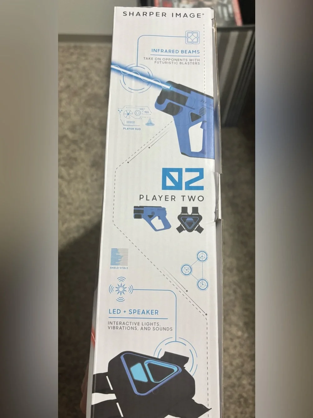 2-Player Laser Tag - Sharper Image brand - NWT - Ages 8+
